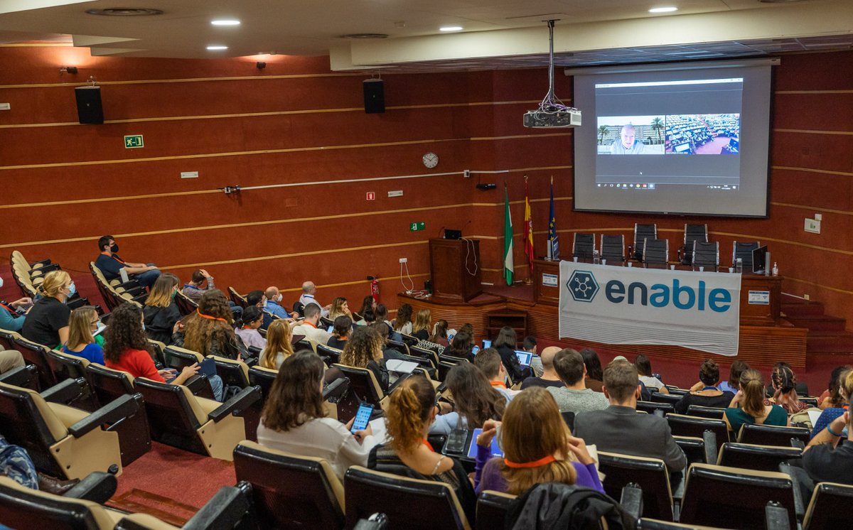 ENABLE_conf's tweet photo. Second day of the #ENABLE22 Congress.

Professor Joaquín Dopazo opens the second session of Computational Biology and artificial intelligence 🤖 https://t.co/hg3655ZqiO
