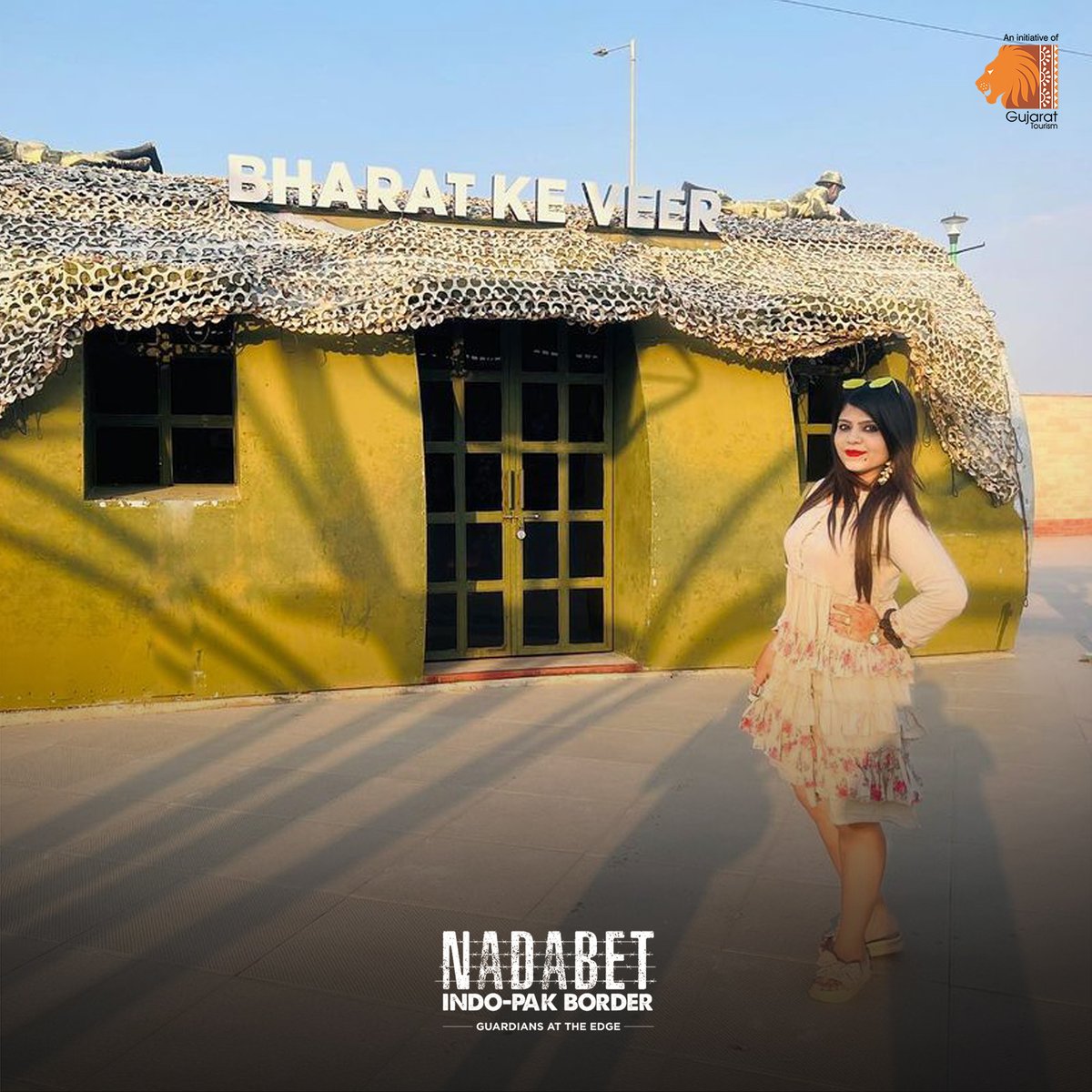 VisitNadabet's tweet photo. Kudos @patel_lajja , your visit is a salute to our BSF.
Visit https://t.co/aomB5u9rzM for more details.
#NadabetIndoPakBorder #GuardiansAtTheEdge #SeemaDarshan #ThrowbackThursday #Gujarat #GujaratTourism #incredibleIndia https://t.co/o77j8rysXq