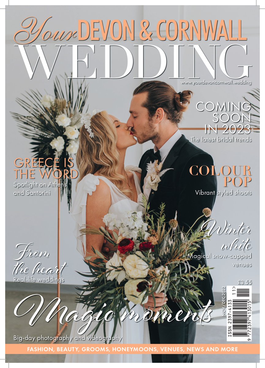 ✨Issue 66 of Your Devon &amp; Cornwall Wedding is OUT NOW!✨
Packed with all the best inspiration and brimming with local suppliers, download your region's best wedding magazine for free at yourdevoncornwall.wedding/free-download