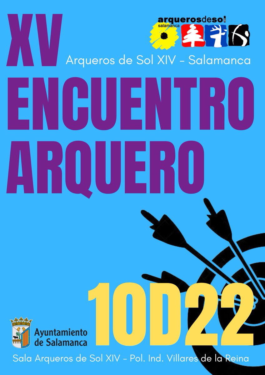 Este año retomamos nuestra tradicional competición de sala, El Encuentro Arquero. Será el 10 de diciembre, sábado por la tarde. Es un trofeo divertido con dos tiradas de 30 flechas a diana y después un pequeño juego, la “arrowleta” arquerosdesol.com