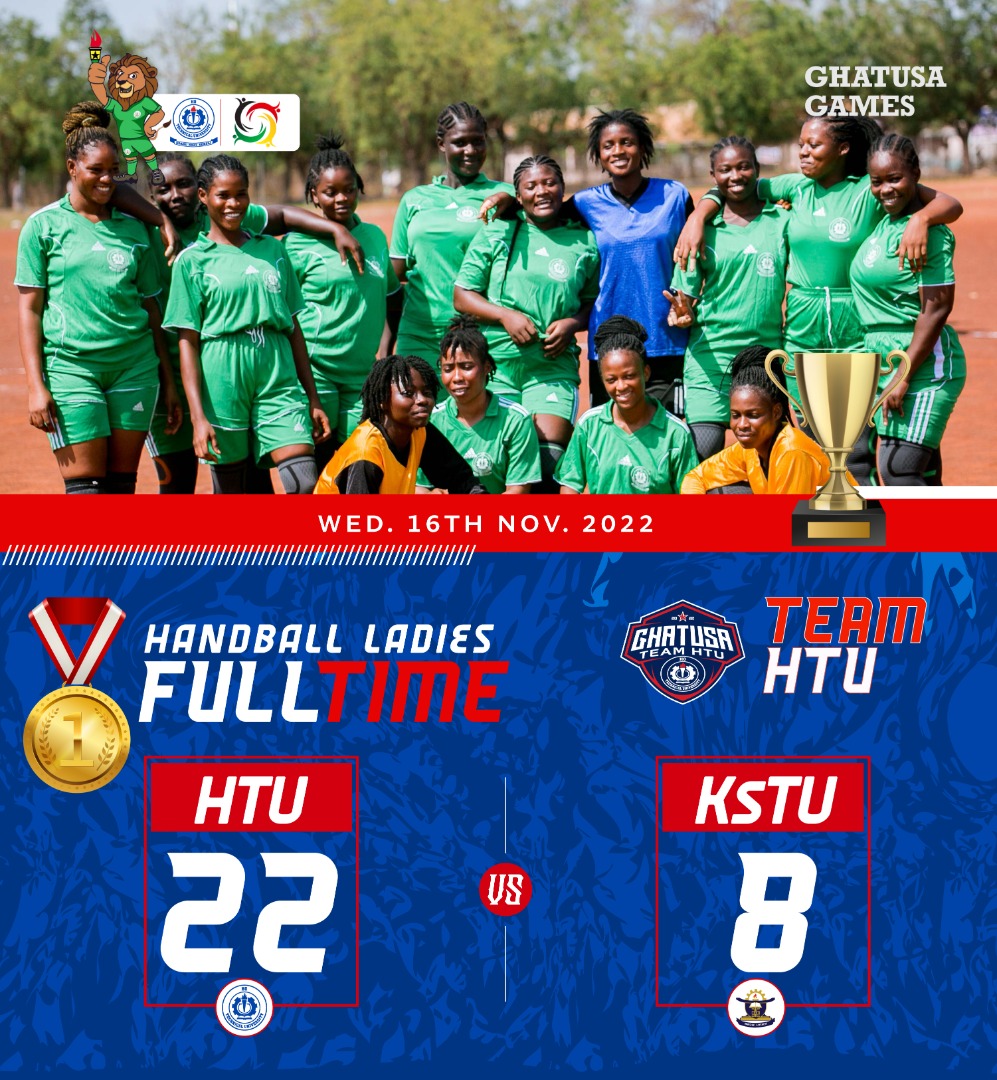 Official_HTU's tweet photo. Team HTU secured two medals on Day 4 of the #GHATUSA games in Tamale. A Gold🥇 in Women Handball and a Silver 🥈in Table Tennis Men double.
More power to our athletes 💪
#teamhtu #ghatusatamale2022 https://t.co/bIB3qAPiJE