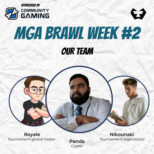 We are happy to announce you the crew that will take care of our BrawlStars Week End#2🎉

- Chief of Operations : <a href="/Nikounaki_bs/">Lilian Vostes</a>

- Administration : <a href="/Royal_Bs_/">𝙹𝚊𝚗 '' 𝚁𝚘𝚢𝚊𝚕 '' 𝙱𝚊𝚕𝚞𝚝</a> 

- Streamer &amp; Caster : <a href="/panda_casts/">Code: Pan</a> 

- Powered by : <a href="/CommunityGaming/">Community Gaming</a>