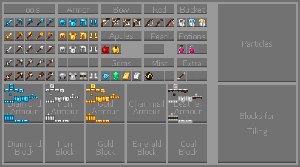 UncodedEpic_'s tweet photo. pack so far 👀 #pixelart #minecraft #texturepack https://t.co/t9TjJZRE28