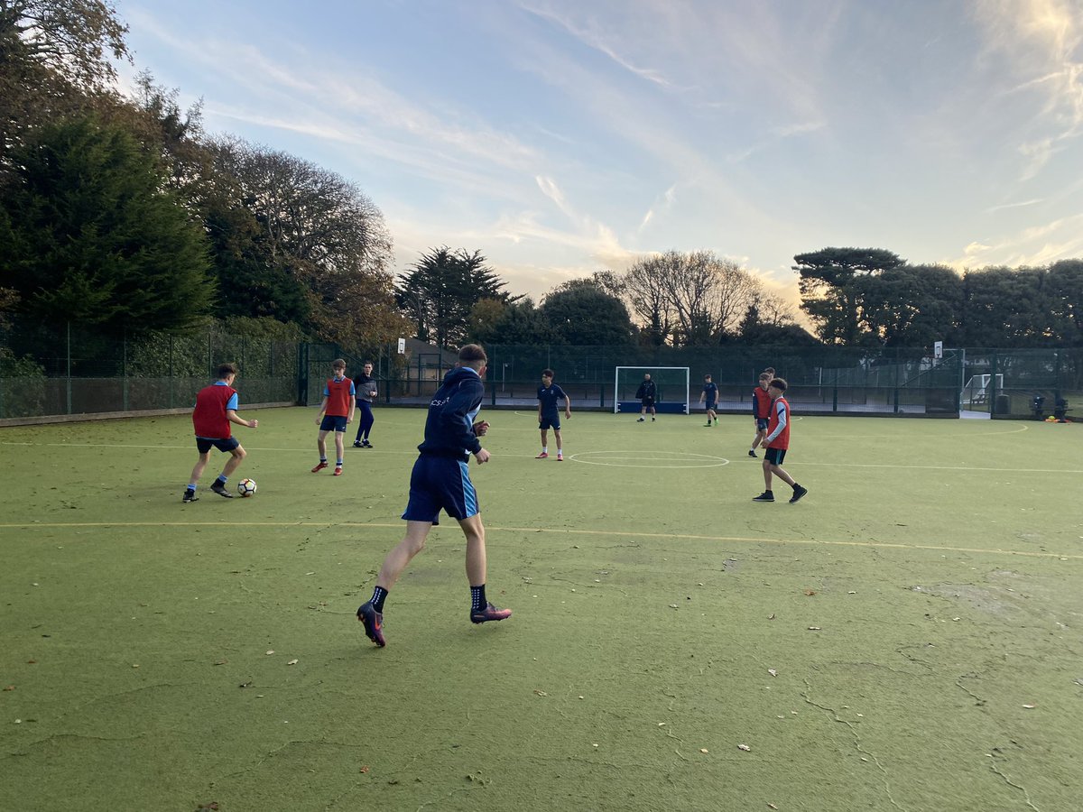 After a tough U18 County Cup win yesterday against Twynham, the boys were up again at 7am training hard. Great work today <a href="/BCSSixthForm/">BCSSixthForm</a> <a href="/BCS_Senior/">BCS Senior</a> <a href="/BCSsport/">BCS Sport</a> <a href="/AFCBCommunity/">AFCB Community</a>