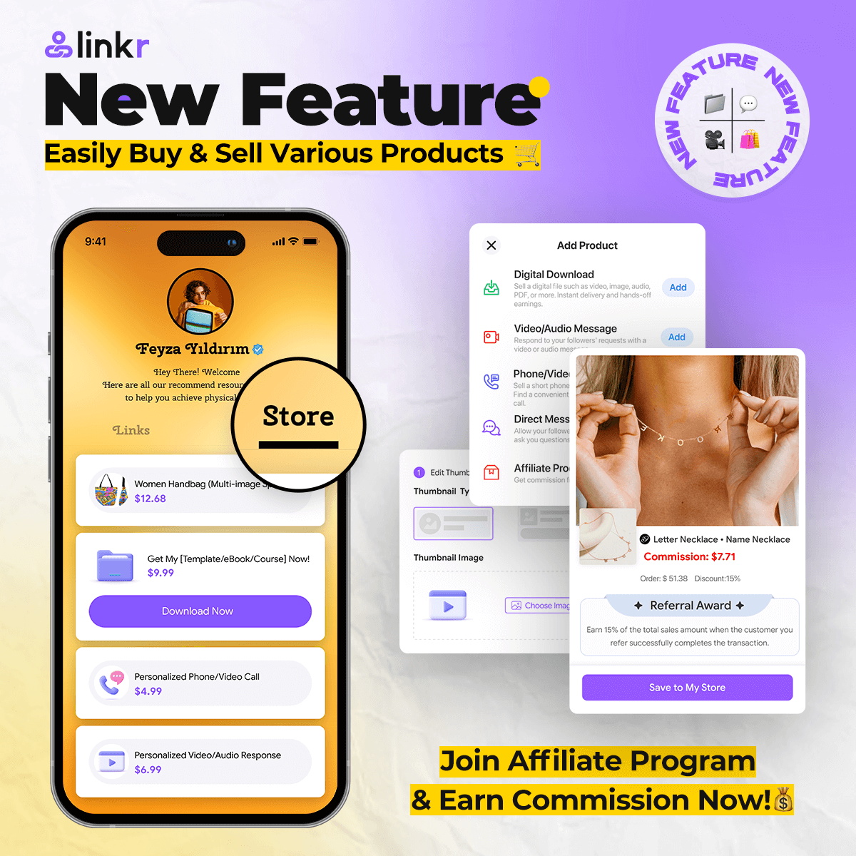 LinkrBio's tweet photo. 👏New Feature STORE Is on!👏

Highlights:📌
● New ways to increase your income
● Easily Sell &amp; Buy various products ((Video, Audio, Phone &amp; Video Call or Direct Message)
● Join the Affiliate Program and earn your commission

Enable STORE to Enter LINKR GIVEAWAY!🏆🎉🥰 https://t.co/E5aQS6HCcb