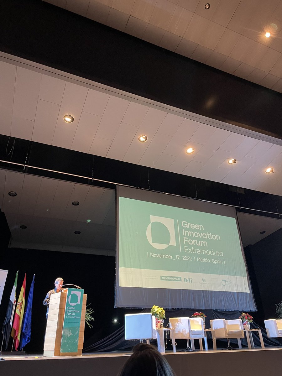 Inicia en el Palacio de Congresos de Mérida, el #GreenInnovationForum que girará en torno a las temáticas actuales sobre #sostenibilidad y #transiciónverde 🌍

<a href="/AseBio/">AseBio - Asociación Española de Bioempresas</a>  #SomosBiotecnología