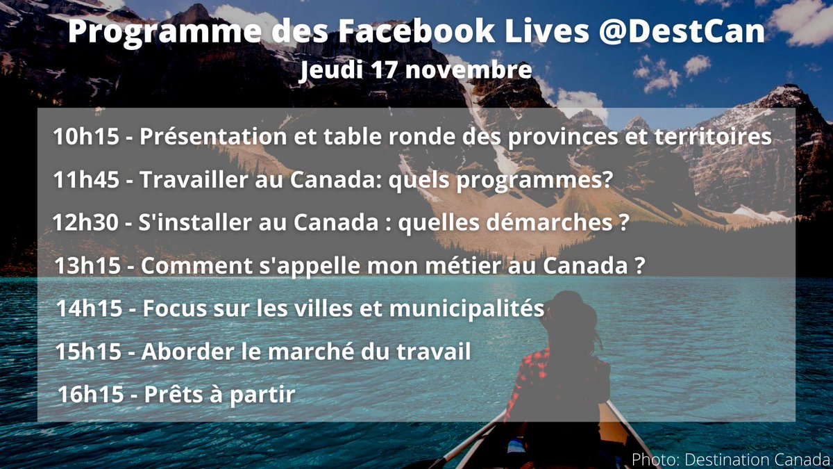 Destination Canada Forum Mobilité ouvre ses portes pour sa 18ème édition à #Paris ! Au programme : information, rencontres et réseautage ! Nous avons hâte d’échanger avec nous. Suivez le direct à partir de 10h15  #DestCan2022