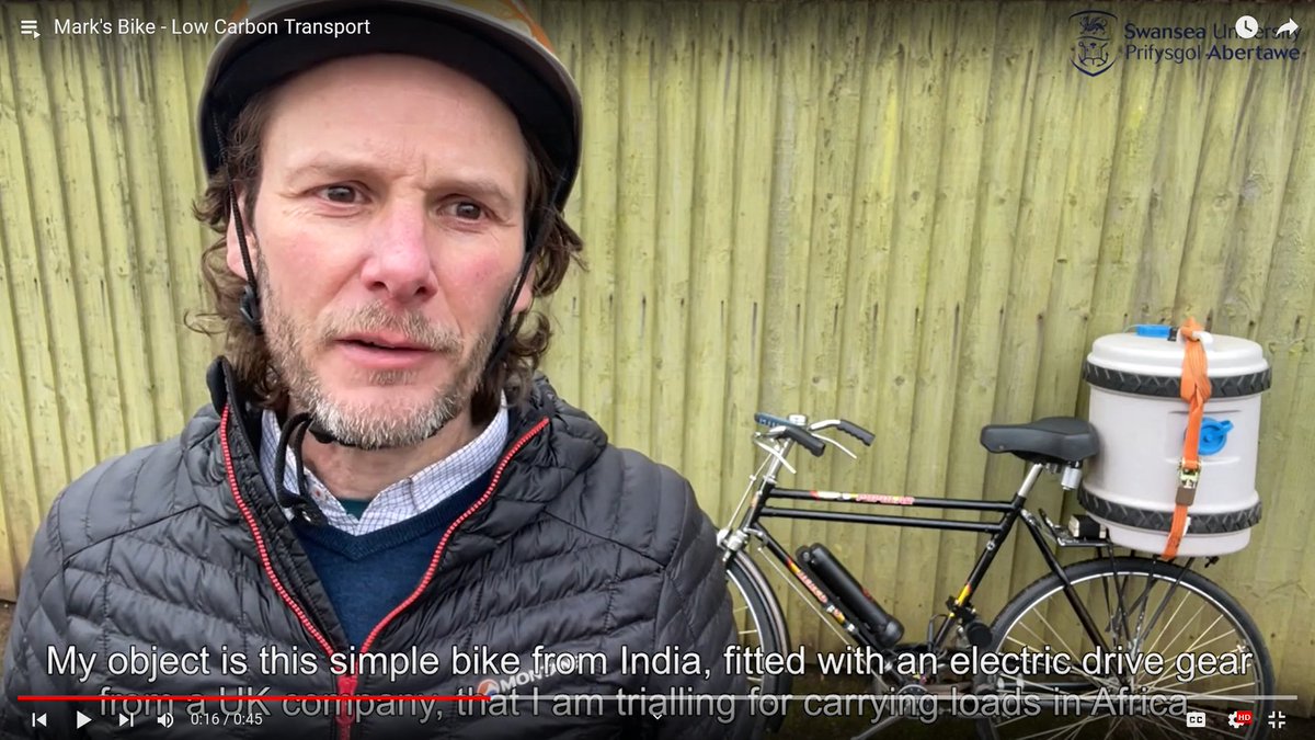 info_specific's tweet photo. For our #COP26Objects campaign, we asked our staff to choose an object that represents their #ClimateAction research.
@Spratinator chose an #eBike, which he's trialling for carrying loads in Africa π²
π½ Watch here: https://t.co/5SaWhafr4H
#COP27 https://t.co/26WWLJkF3v