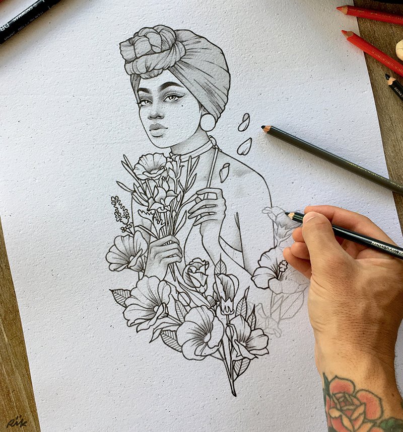 GM fam.
When everything seems to be going to 💩, art is my salvation ✏️🖤☕️