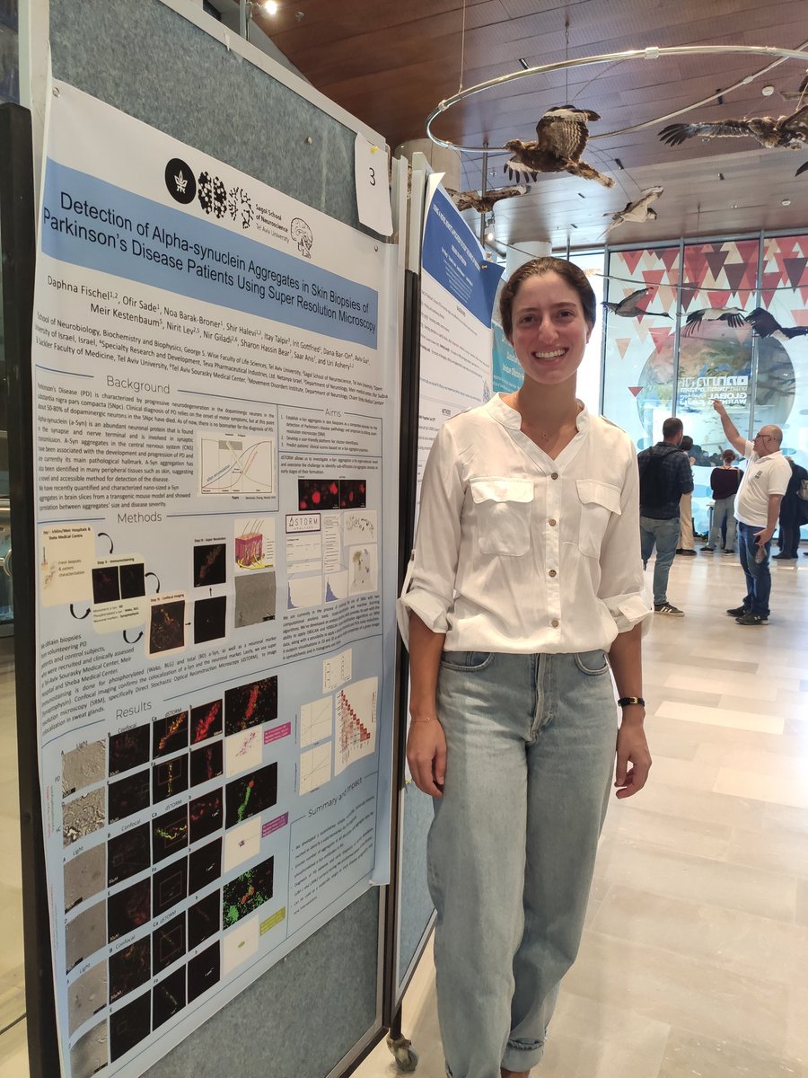 of_sagol's tweet photo. '#Parkinson’s disease: from basic mechanisms to treatment and prevention'. One of our international MSc students also participates in the #posterfair in this interesting conference: Daphna Fischel. Respect.
#APPD @KarenAvraham @AvrahamLab @LabPerlson https://t.co/8KJ6dt80ms