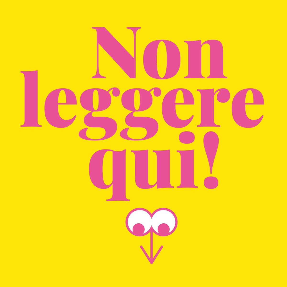👀Ehi, non leggere qui! Stai ancora leggendo?👀Allora devi proprio rispondere a queste
domande bit.ly/nonleggerequi su #piacere, #attenzione, #magie e #lettura! Alla fine c’è
una sorpresa🤫 #NonLeggereQui <a href="/comunebologna/">Comune di Bologna</a> <a href="/cittametrobo/">CittàmetroBologna</a> <a href="/BiblioSalaborsa/">Biblioteca Salaborsa</a>
<a href="/kilowattBo/">KilowattBo</a> @ponmetro1420