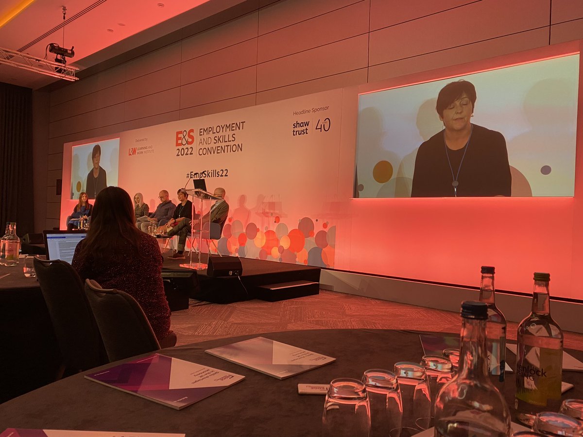 Great to be with so many colleagues at the Employment and Skills Convention. Looking forward to a stimulating day. #EmpSkills22