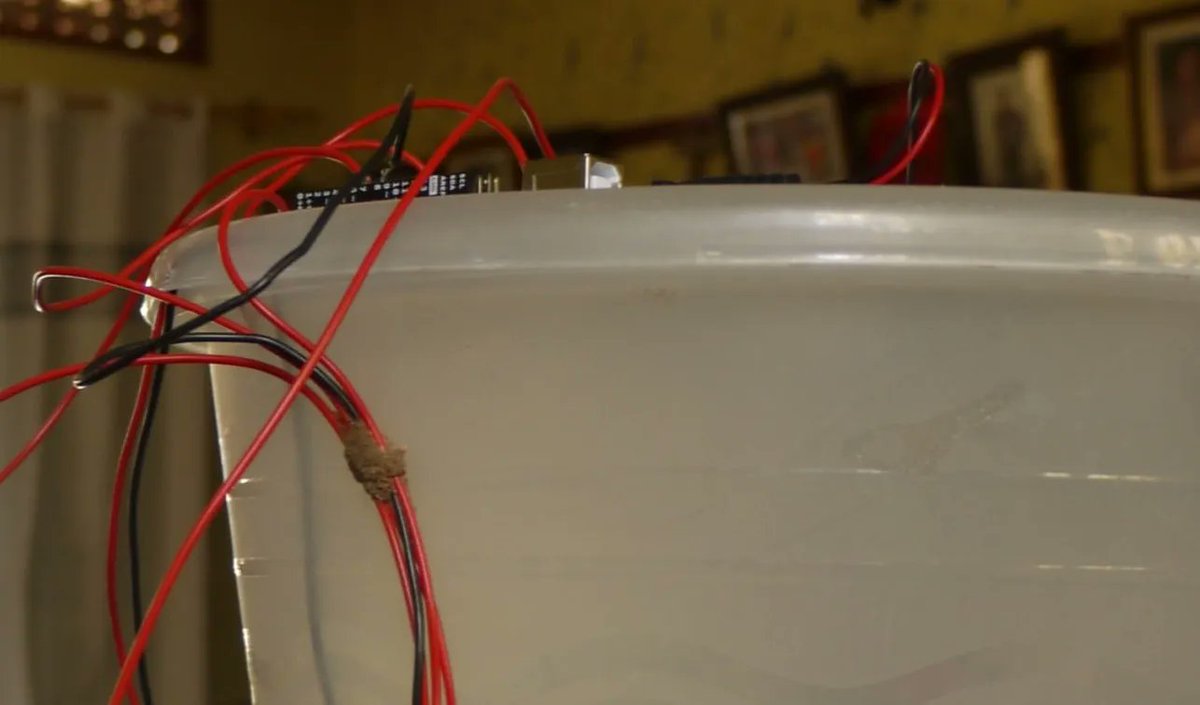 weareGIG's tweet photo. In 2020 when Covid broke out @MaliamunguRich4 developed an Automatic water Dispenser in Rhino camp refugee settlement with the 1700 pupils there in mind. He is improving it to help mitigate the #ebola outbreak https://t.co/lO1LbMw33w @critical_making https://t.co/8PmSKv3Alc