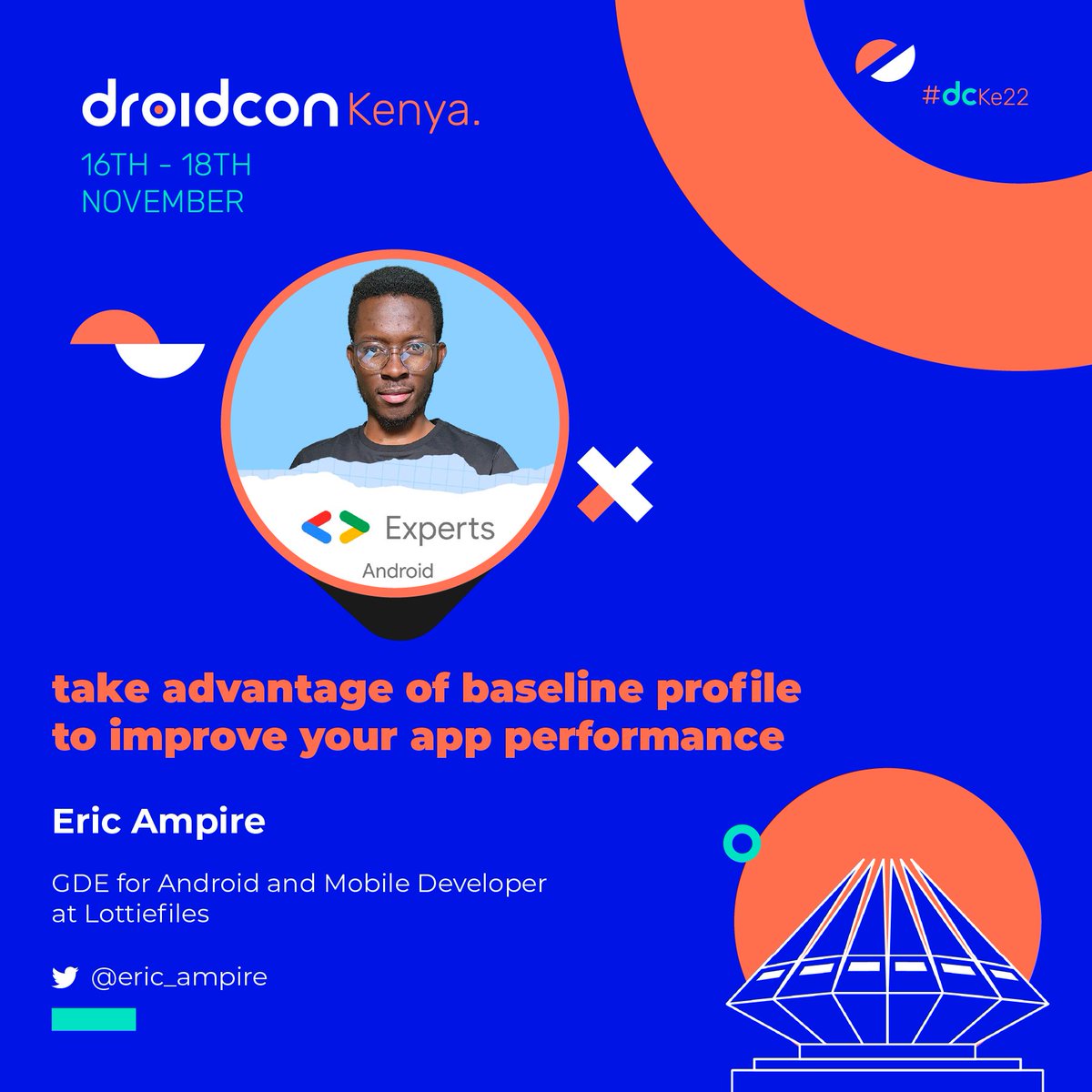 droidconke's tweet photo. #dcke22 is happening 🥳!

Take advantage of baseline profile to improve your app performance by @eric_ampire at Mekatili.

@ExperienceUSIU 
#AndroidDev https://t.co/B6iidPGmsZ