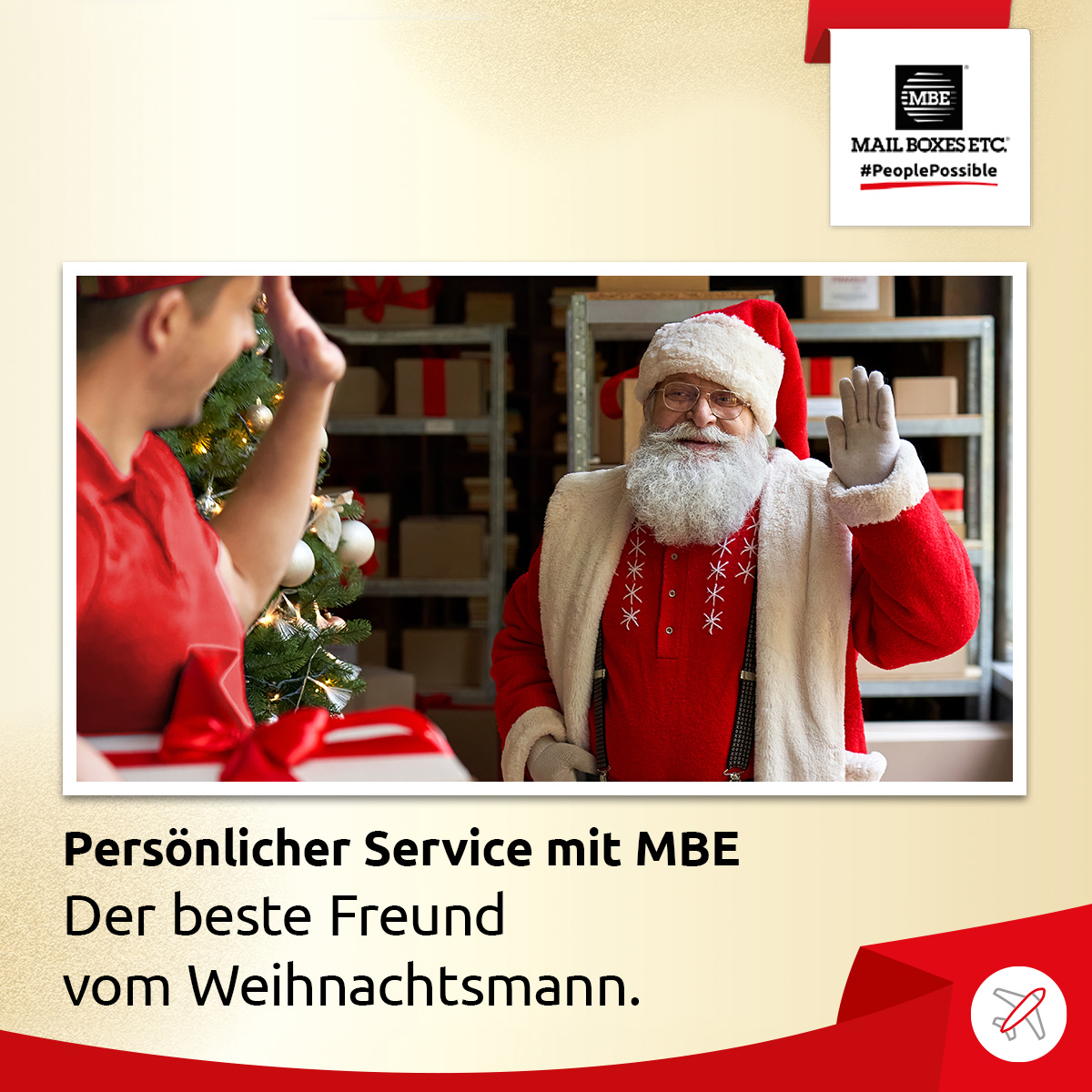 MailBoxesEtcDE's tweet photo. Sie wollen Ihren Mitarbeitern und Kunden eine Freude machen. Jetzt Weihnachtsgeschenke 🎅versenden mit MBE: https://t.co/vJi0hBItOX

#PeoplePossible #MailBoxesEtc #MailBoxesEtcDeutschland #MBE #Weihnachten #B2B #Weihnachtsgeschenke #Verpackung #Versand #Grafik #Druck https://t.co/yQh76mI4UR