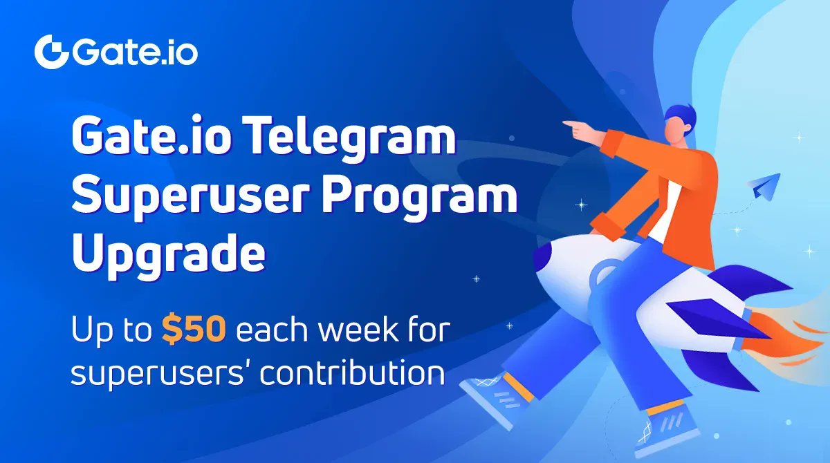Gate's tweet photo. 🦸🏻‍♂️Telegram Superuser Program has been upgraded!

🥳Every week, the most active members in each group as superusers will receive tokens $10 to $50!

🎉EXCLUSIVE activities and bonuses just for superusers

👉Details: https://t.co/gJeUwcm2Lj

 #Gateio #airdrop #giveaway https://t.co/Dm6TofuF9K
