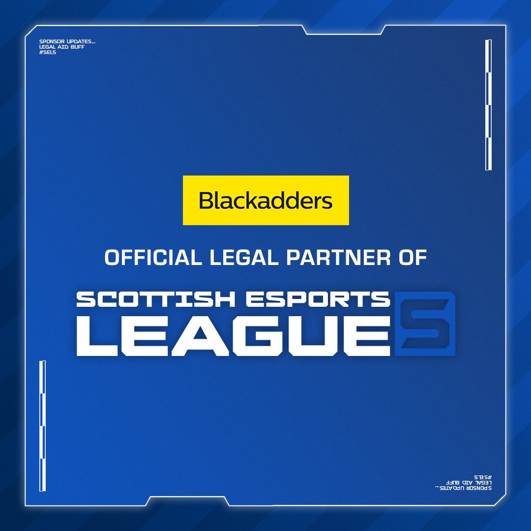ErenaSports_'s tweet photo. 🚨New Sponsor🚨

"We are excited to support SEL5 as Official Legal Partner. Esports is booming across the globe &amp; the opportunities it presents for those working across the wider creative industries, media &amp; education, are huge." @kirkdailly of @BlackaddersLLP 

#SEL5 || #Sponsor https://t.co/7f7ZKgwvlo