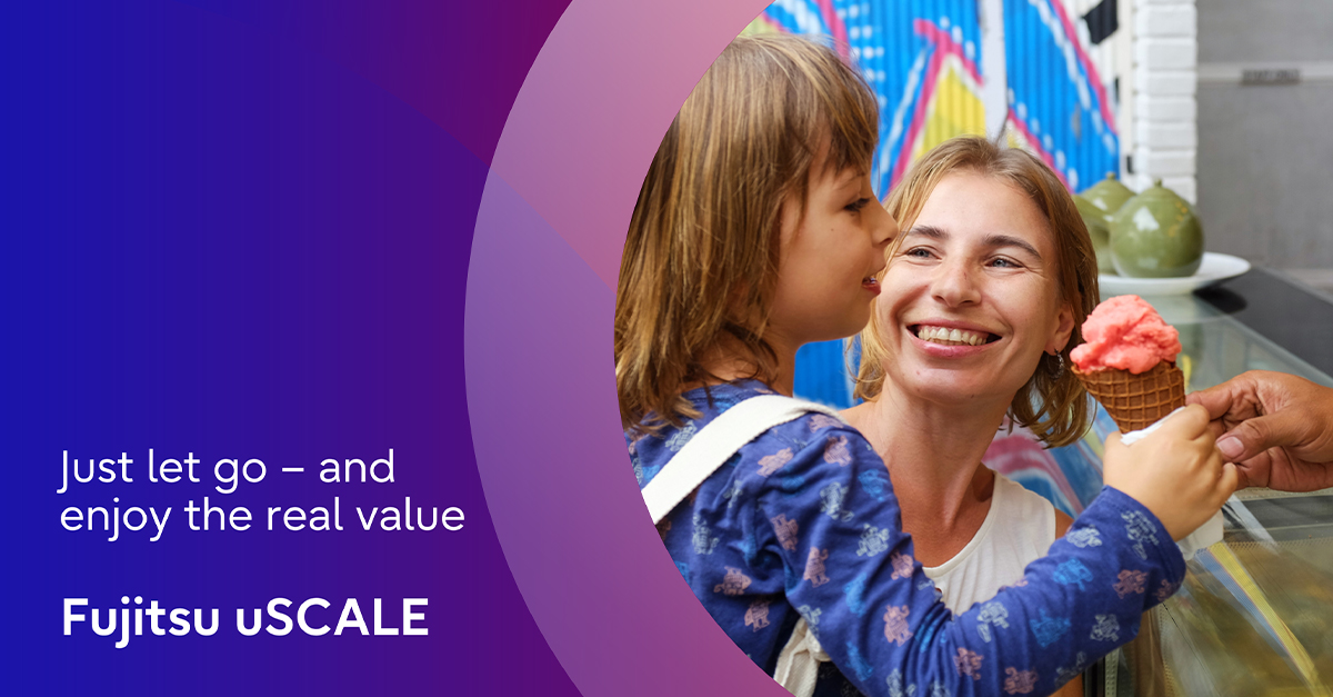 How do modern businesses control costs while supporting the need for agility? The answer is Fujitsu #uSCALE, our consumption-based IT model that speeds up your business. okt.to/05zSgX