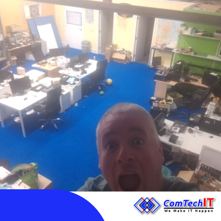 ComTech247's tweet photo. When the weather isnโt greatโฆ Chris takes to the ComTech IT climbing wall before work. ๐
If youโre a client youโre always invited to give it a go when visiting us in Stirling! In fact, even if youโre not a client, just pop by! We love visitors. ๐
#ComTechIT #Stirling https://t.co/OTnK8TJ5kA