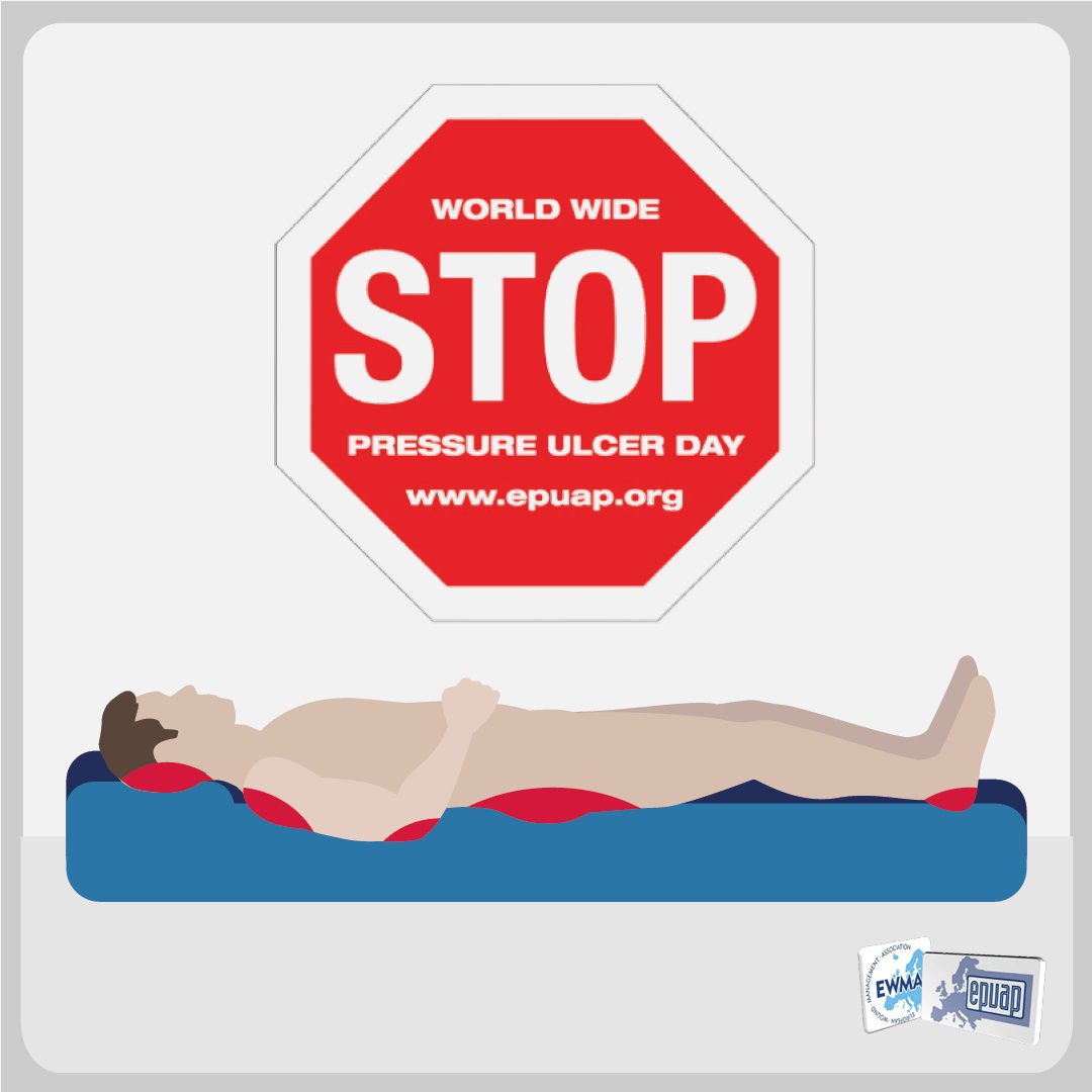 EWMAwound's tweet photo. 📣 17 November is #StopPressureUlcerDay2022 ! 📣

Go to👇
https://t.co/V0p3SNTn66 

and
🔹 download a factsheet on PU
🔹 read 7 articles on PU prevention &amp; patient safety advocacy
🔹 watch a video where a PU patient tells his story 

#PreventPressureUlcers #EPUAP https://t.co/ffzEedD5TZ