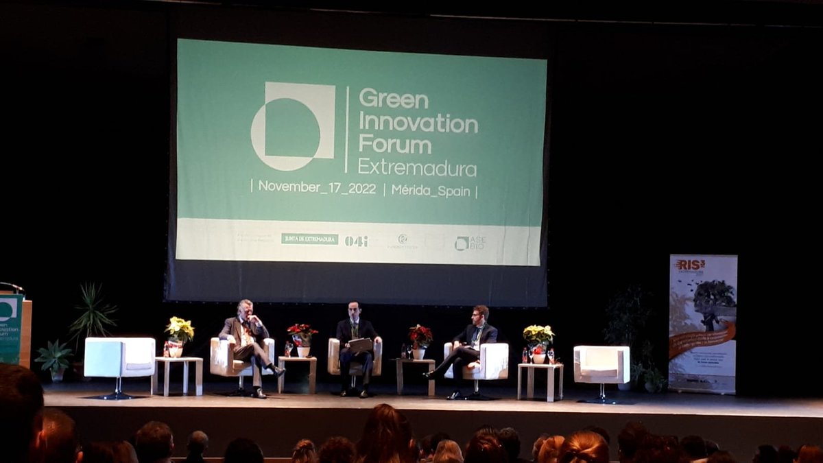 CICYTEX (@cicytex) on Twitter photo Ya comenzó el #GreenInnovationForum hoy en Mérida😊
👉Más de 300 inscritos con la #biotecnología como motor de cambio🌍💚
✅Investigadores, emprendedores, inversores y especialistas nacionales e internacional de la #bioeconomía y la #biotecnología 🔝
🙋♀️Con <a href="/FundecytPCTEX/">FUNDECYT-PCTEX</a> <a href="/AseBio/">AseBio - Asociación Española de Bioempresas</a> Ya comenzó el #GreenInnovationForum hoy en Mérida😊
👉Más de 300 inscritos con la #biotecnología como motor de cambio🌍💚
✅Investigadores, emprendedores, inversores y especialistas nacionales e internacional de la #bioeconomía y la #biotecnología 🔝
🙋♀️Con <a href="/FundecytPCTEX/">FUNDECYT-PCTEX</a> <a href="/AseBio/">AseBio - Asociación Española de Bioempresas</a>