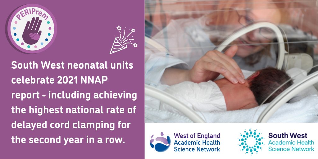 It's #WorldPrematurityDay  & we're sharing #NNAP2021 successes for the South West region. In 17/18 we had the 2nd highest national brain injury rate. This was a key motivator in developing #PERIPrem - rates of severe IVH or death in SW are now 2nd lowest: weahsn.net/news/regional-…
