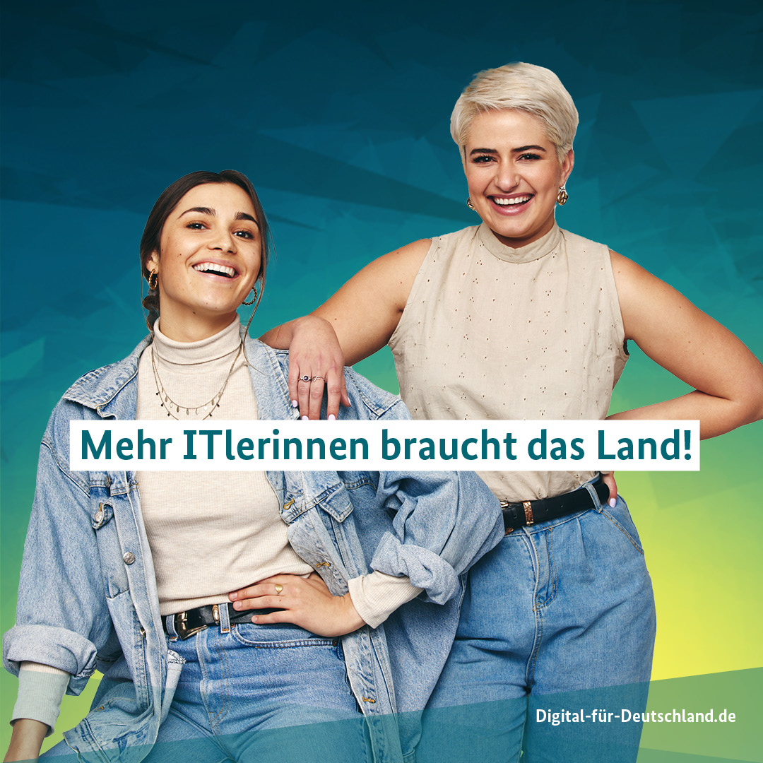 ITZBund's tweet photo. Deutschlandweit arbeiteten in 2021 gerade mal 19 % Frauen in einem IT-Beruf. 33 % Frauenanteil sind es bereits beim ITZBund. Wir wollen noch mehr! 💪 Starte deine IT-Karriere beim ITZBund: https://t.co/7Mtw32PDnG #ITZBund #DigitalFürDeutschland #ITJobs #ITKarriere #FrauenInDerIT https://t.co/Moir7nlqtc