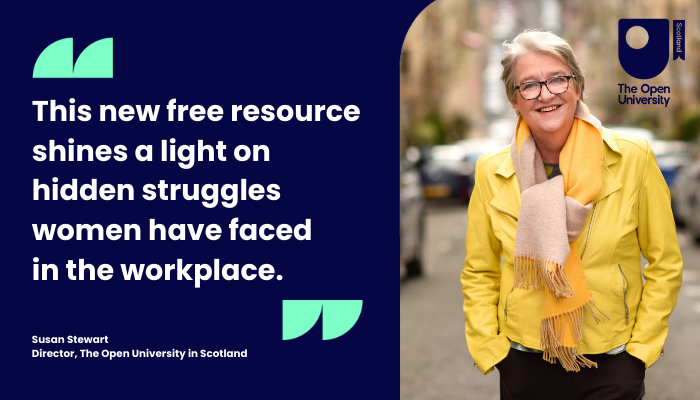 OUScotland's tweet photo. Womenβs struggles in the workplace across Scotland's history are explored in a new online collection, developed by @OU_FASS with @UnionLearning and launched on the @OUFreeLearning site: https://t.co/7Sj4OnBPoe
#OUfreelearning https://t.co/3WHGAlEmz8