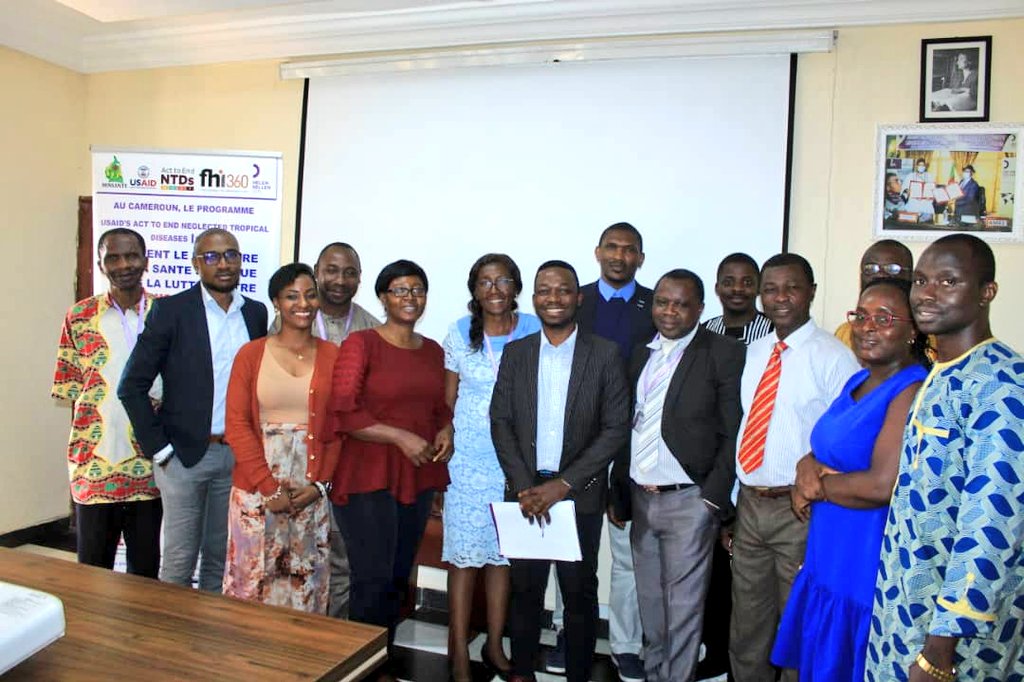 ismaelteta's tweet photo. Kick off meeting with the New Permanent Secretary of the National Program for Oncho Control #PNLO to prepare the FY23 #Onchocerciasis mass drug administration campaigns and diseases specific assessments in #Cameroon 🇨🇲
@MinsanteCMR @USAIDGH @ActNTDsWest @fhi360 @HelenKellerIntl https://t.co/GCUUd0EGnS