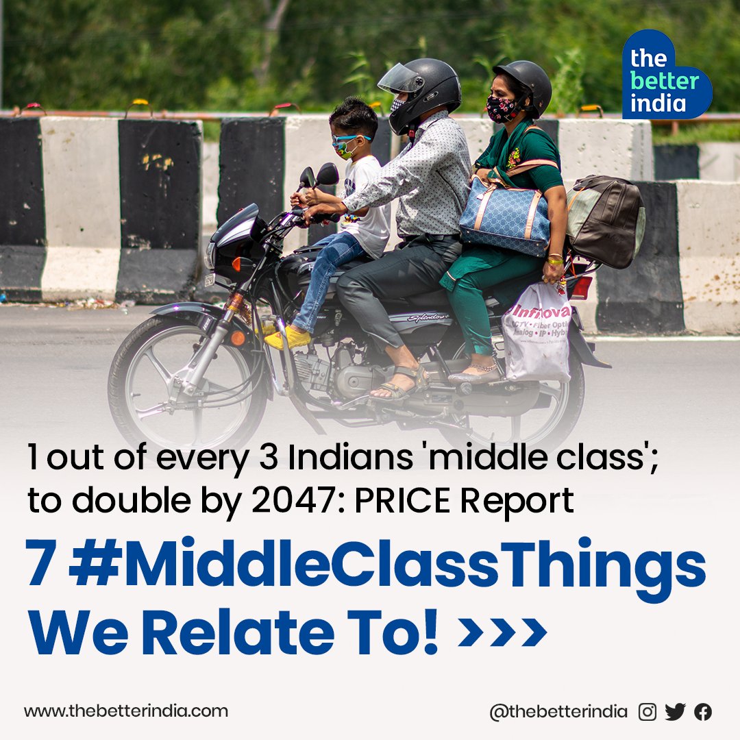 thebetterindia's tweet photo. From struggles and success to recycling and #jugaad solutions, growing up in a middle-class home is a unique and unmatchable experience 👉️
#MiddleClassThings #India https://t.co/Ua4KFK4Vc6