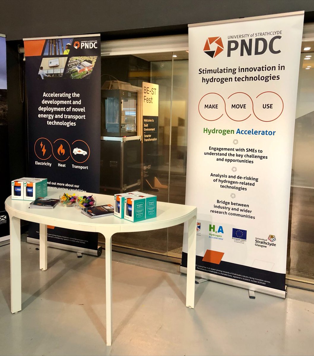 PNDC_UK's tweet photo. We’re at the @_HeatSource Low Carbon Heat Technology Expo today at the @BE_STbuild Innovation Campus in Hamilton.

Our senior R&amp;D engineer, @DrCallumRae1, will present PNDC’s plans for supporting innovation, research &amp; development of decarbonised heat. https://t.co/wmqQommhha