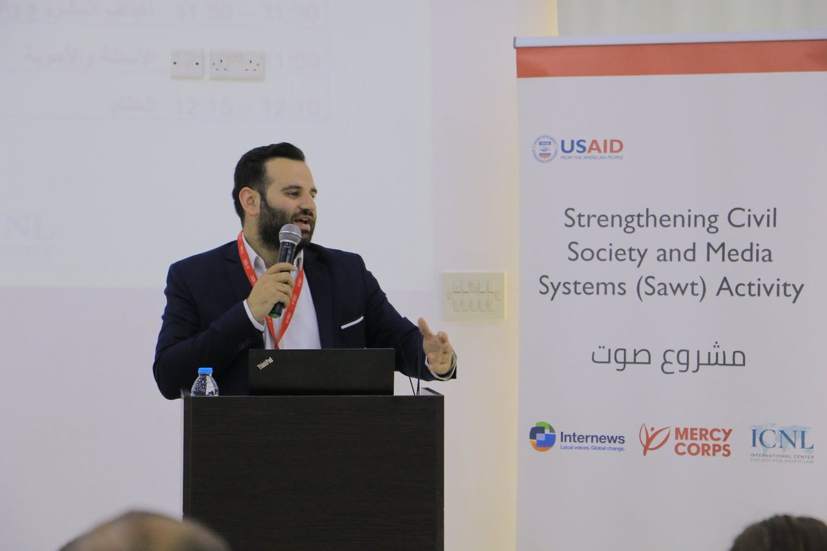 mohammed_s_awed's tweet photo. Excerpts from the launch ceremony of SAWT project in Al-Ramtha City, during my presentation of the ceremony as the master of ceremony and Civic Engagement Officer in the project. https://t.co/1s6H4mU137