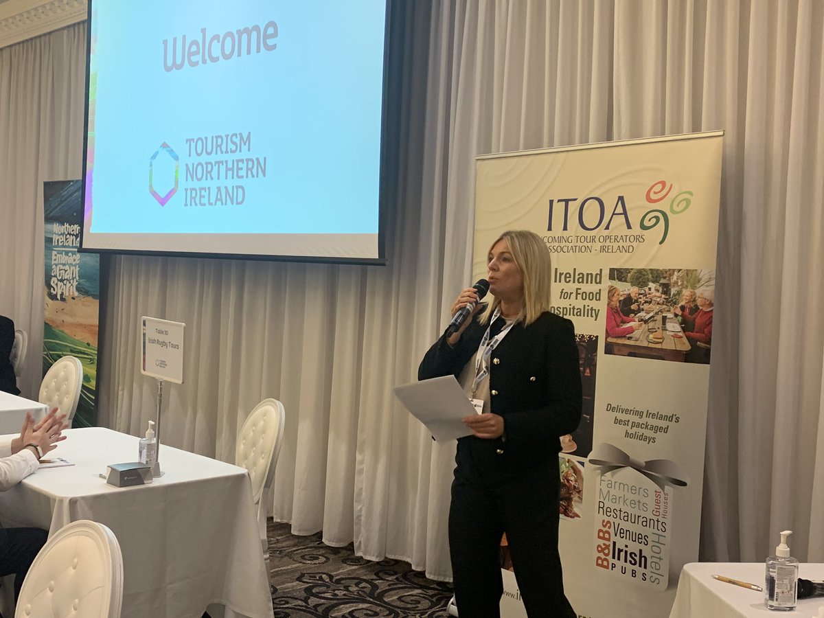Tourism NI (@nitouristboard) on Twitter photo The 2022 @IncomingTourOp and <a href="/NITouristBoard/">Tourism NI</a> Workshop is underway <a href="/ManorFermanagh/">Manor House Country Hotel, Fermanagh, N.Ireland</a>.
95 local industry representatives are conducting sales meetings with 60 Ireland based incoming tour operators.
ITOA members delivered over 700,000 holiday and business tourists in 2019. The 2022 @IncomingTourOp and <a href="/NITouristBoard/">Tourism NI</a> Workshop is underway <a href="/ManorFermanagh/">Manor House Country Hotel, Fermanagh, N.Ireland</a>.
95 local industry representatives are conducting sales meetings with 60 Ireland based incoming tour operators.
ITOA members delivered over 700,000 holiday and business tourists in 2019.