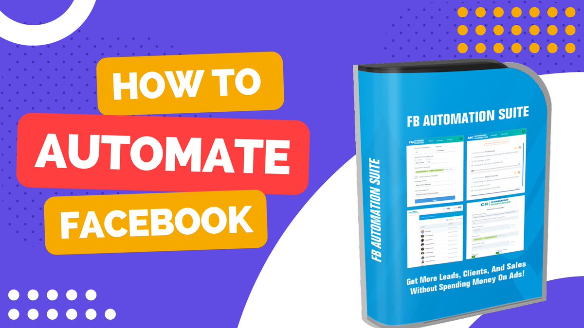 HoudaKarim18's tweet photo. How To Automate Facebook? https://t.co/oilrTn9T8d #facebookmarketing #socialmediamarketing #digitalmarketing #facebookads #facebook #marketing #socialmedia #facebookadvertising #facebookpage #onlinemarketing #facebooktips #branding #facebookbusiness #business #facebookpost https://t.co/T56jH9B0ad