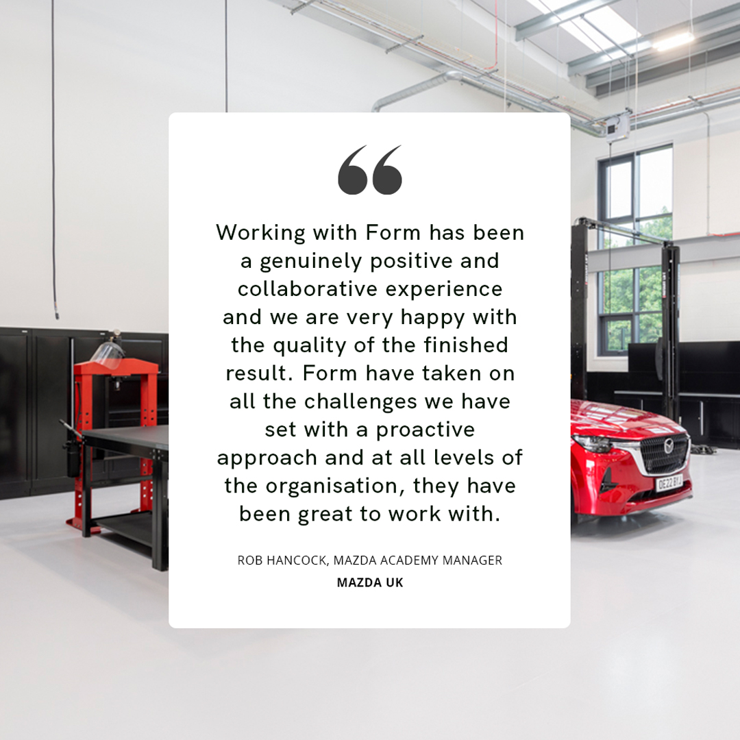 We love hearing feedback from our clients. We especially love it when it's as great as this 🙌

#happyclient #testimonial #feedback #mazdauk #workplace #fitout #loveconstruction