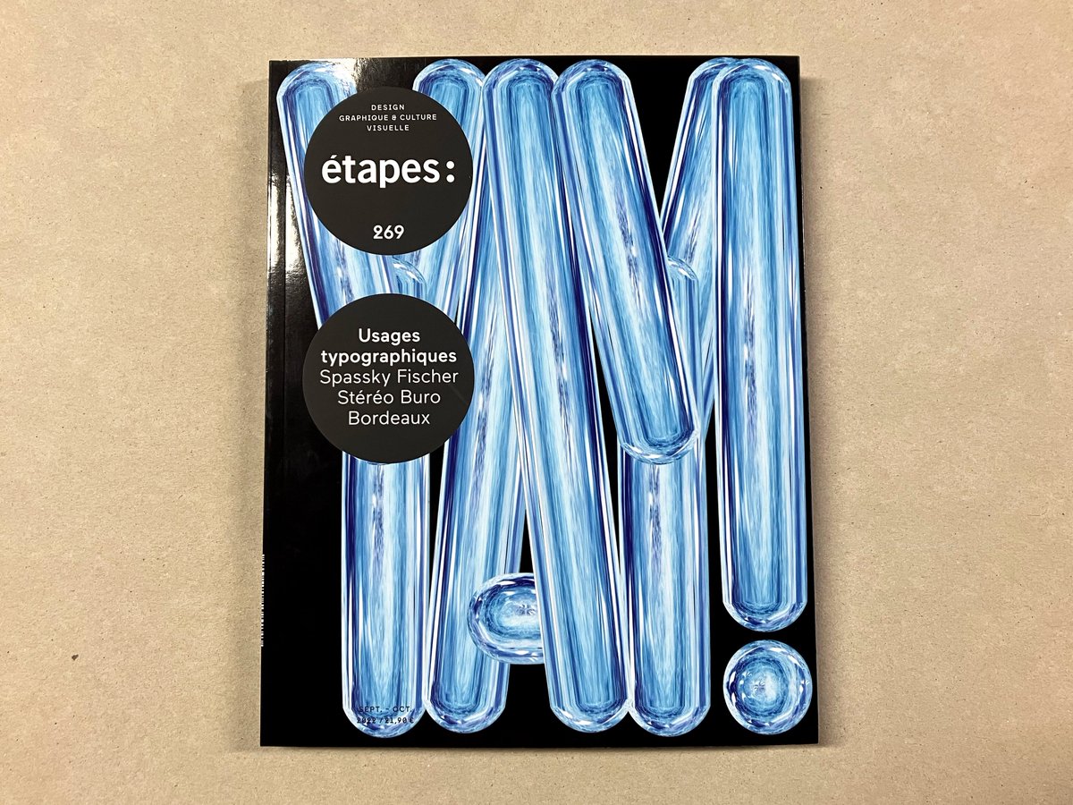 🎤J'ai répondu à plein de questions pour le magazine @etapes N•269.
👉 Résultat : 8 pages avec une sélection de travaux récents 🔥
Merci @carolinebouige @etapes .
-
Travaux présentés : <a href="/ilta/">Atli Björnsson</a> @videoformes <a href="/villesdeaux/">La Route des Villes d'Eaux</a>  @bdxculture @uneteauhavre <a href="/Saisongraphique/">Une saison graphique</a>