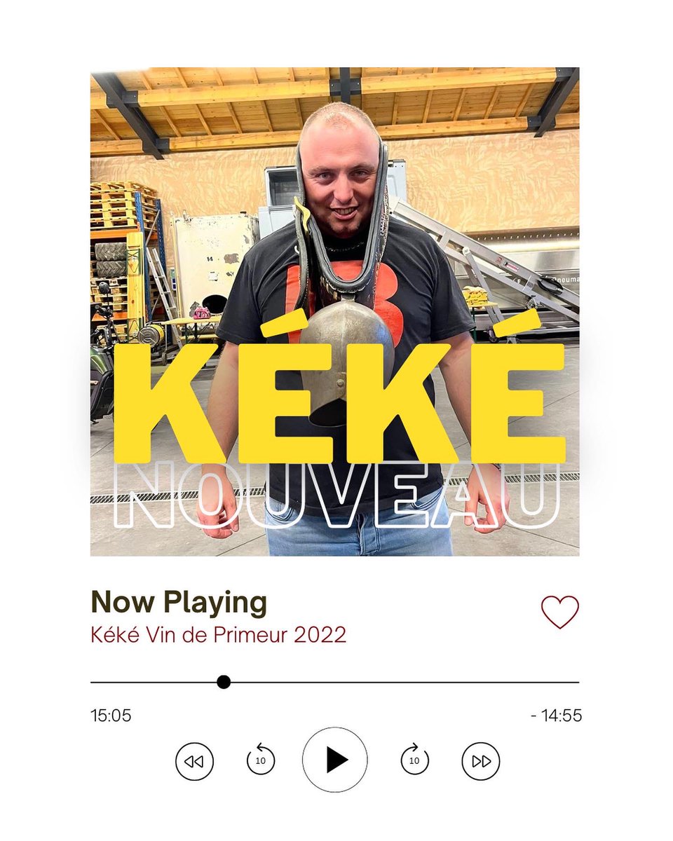 Your soundtrack for 17th November is here.

Thank you for supporting this bonkers and beautiful campaign for another year - bonnes fêtes de Beaujolais Nouveau! 🍇

#BeaujolaisNouveau #beaujolaisnouveau2022 #kekevindeprimeur
#naturalwine