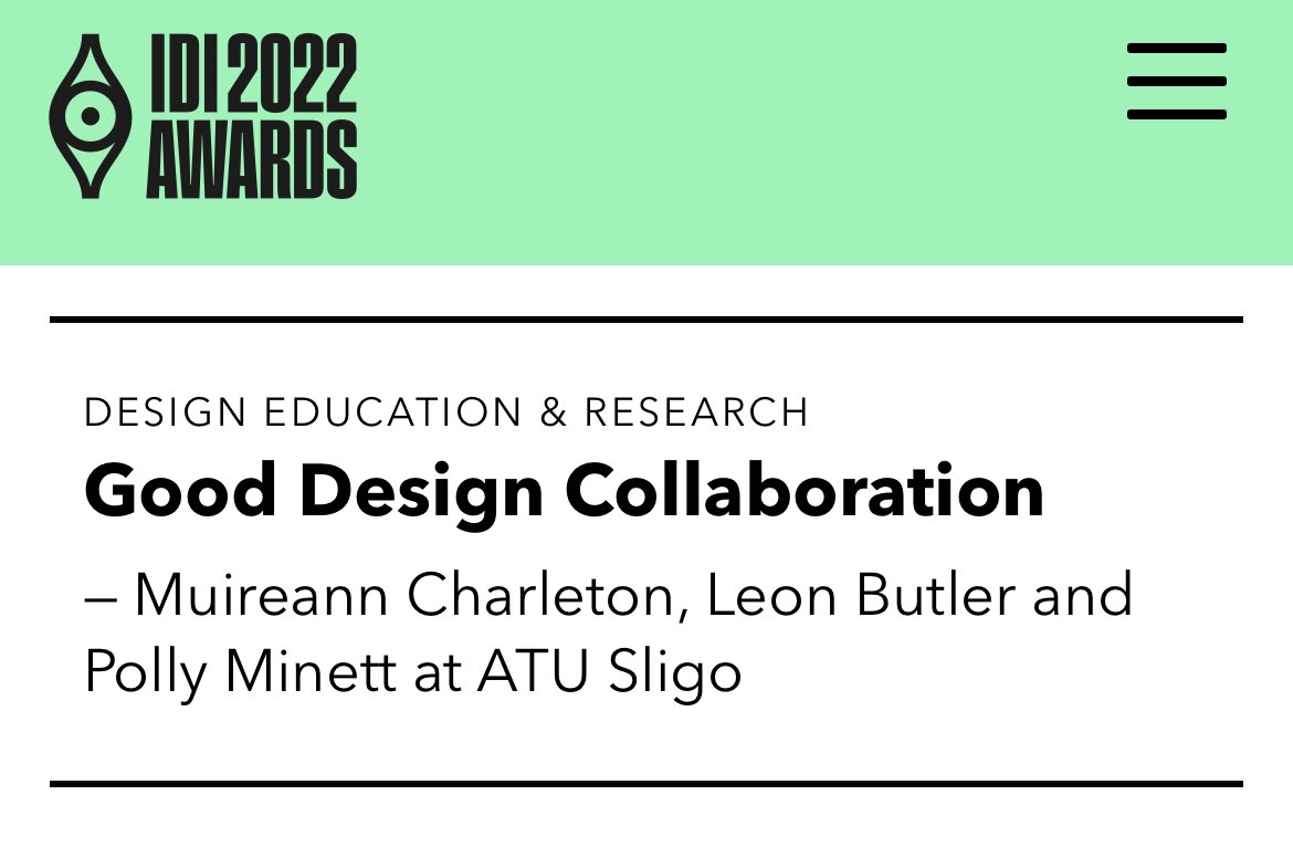 leonbutler's tweet photo. Really looking forward to the Irish Design awards tonight. Delighted to be nominated in two categories with @de_Paor and @muircharleton #idiawards2022 #idijoy https://t.co/8nWmT0L76e
