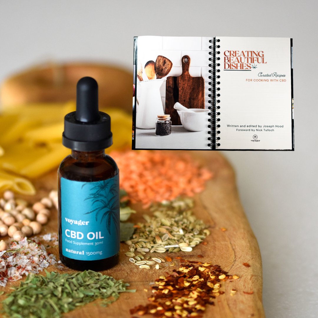 VoyagerLifeUK's tweet photo. Calling all CBD Lovers and Foodies! 🍊🍹🍓🍦🍃

Voyager's new CBD Cookbook is now in shops and online. Written by Joseph Hood, this vibrant book of CBD recipes includes ideas for breakfast, small meals, dinners, desserts and fun drinks! 

#cbdrecipes #cbdoil #cbdcook  #cbdfood https://t.co/EQaRTB4Qpk
