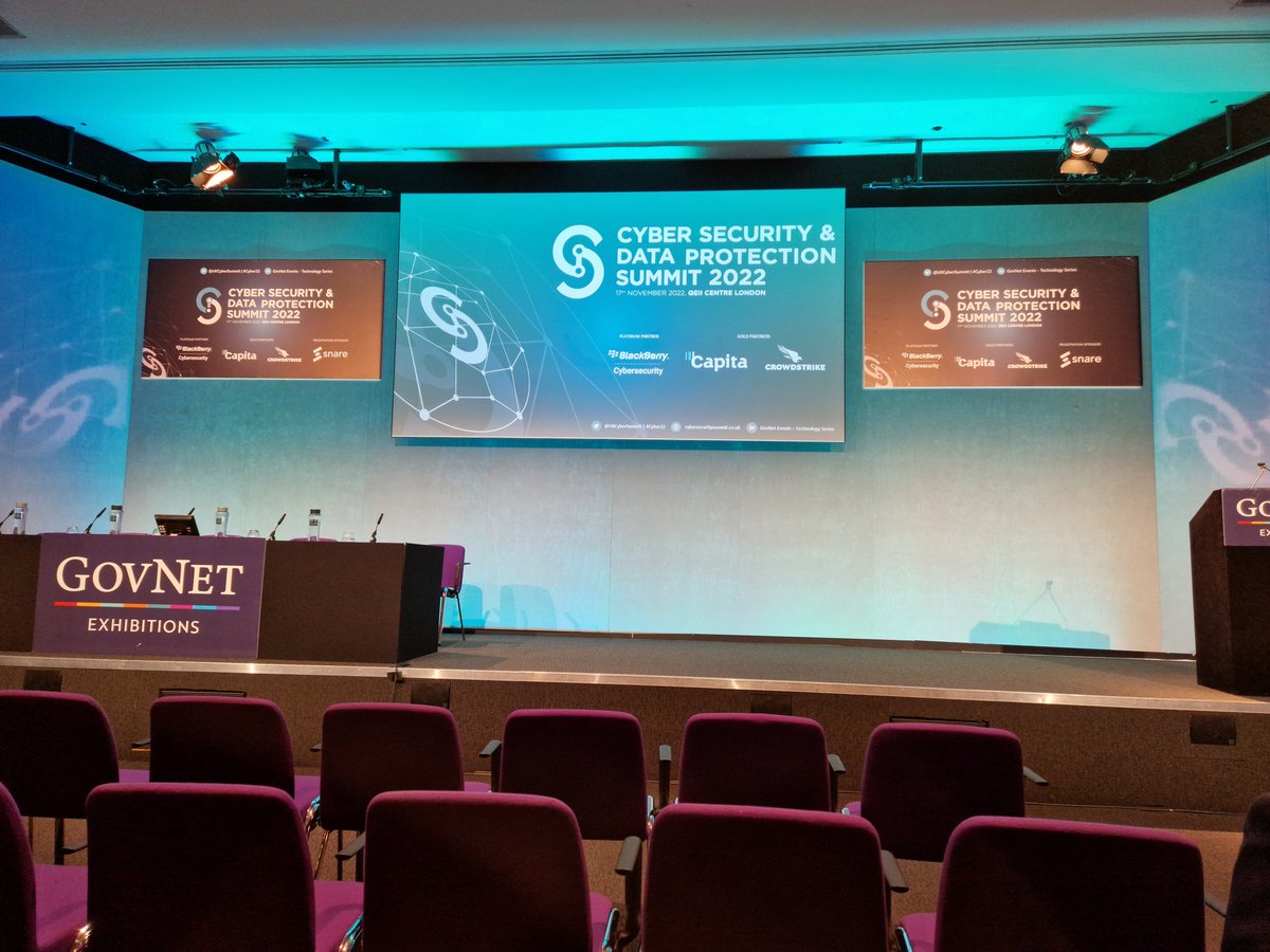 Looking forward to hearing lots of interesting discussions at the Cyber Security and Data Protection Summit in London today. #cybersecuritysummit #data #london #cybersecurity #dataprotection