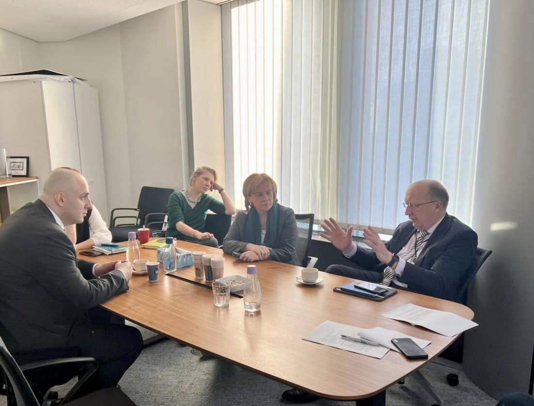 NikaMelia5's tweet image. Held very productive meetings in EU🇪🇺institutions in Brussels w/ rep's of the European Council, EEAS, EC DG NEAR &amp;amp; MEPs from the largest political Groups. Discussed the political developments in Georgia. 🇬🇪gov's failure to address the EU 12 rec's, oligarchic rule &amp;amp; state capture,