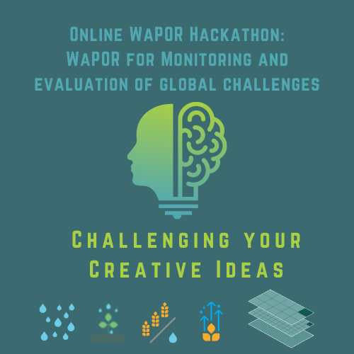 ihedelft's tweet photo. 📣Last days to register! Make sure to save your spot  to participate in “#WaPOR #Hackathon: WaPOR for Monitoring and evaluation of global #challenges”. Teams &amp; individuals encouraged to apply! Registration closes Nov 20.  #water

More info &amp; registration: https://t.co/S2OdU1tZ2d https://t.co/3QUhftYLIG
