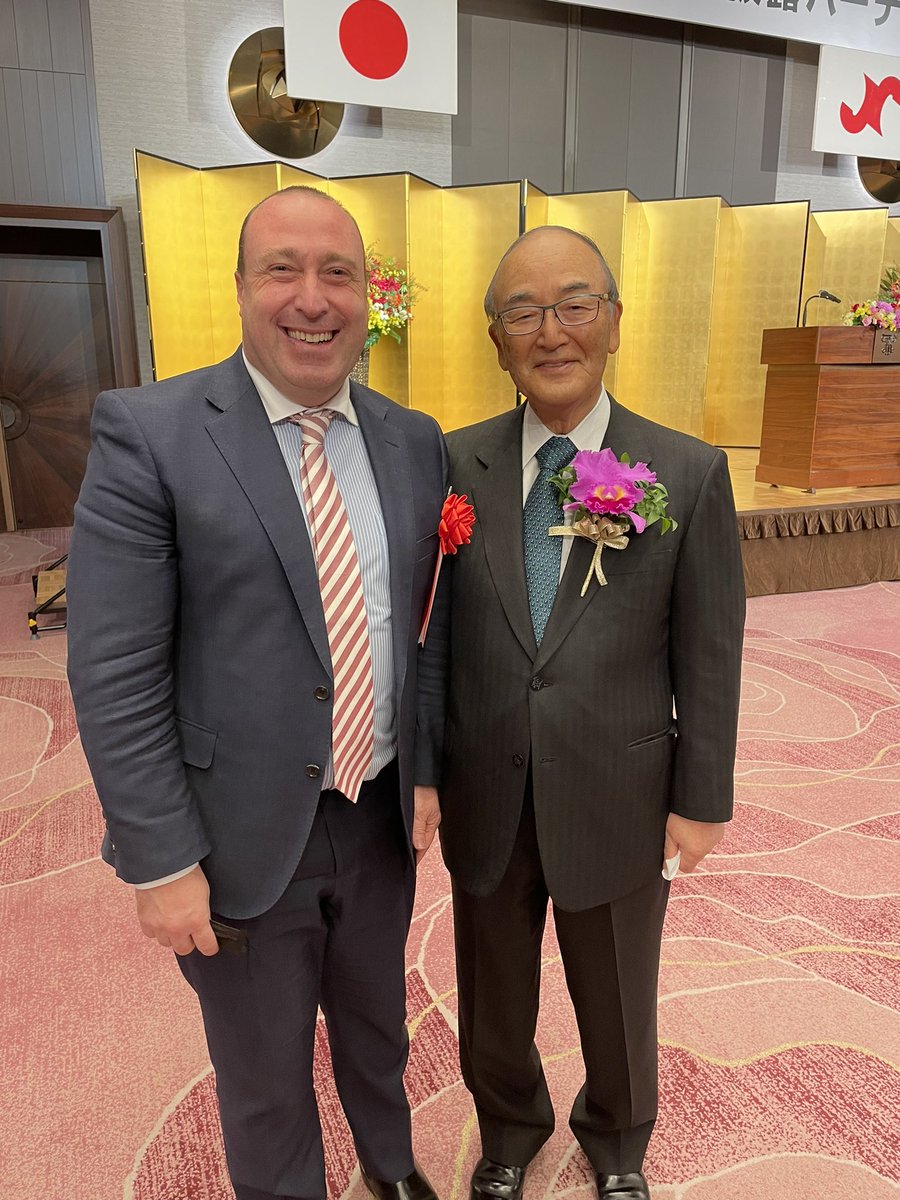 Honoured to join so many from the Japanese + international community in thanking Mimura sensei for his amazing contribution as Chair of the Japan of Commerce and Industry and as a champion of the 🇦🇺 🇯🇵 economic partnership @tokyocci @CEO_AJBCC @DFAT_TradeTalk