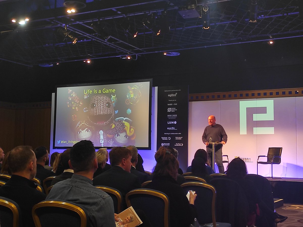 Sir Ian Livingstone CBE talking to us about his life in games, at <a href="/entforum/">Entrepreneurs' Forum</a> conference. What a treat! #NEentrepreneurs <a href="/ian_livingstone/">Ian Livingstone</a>