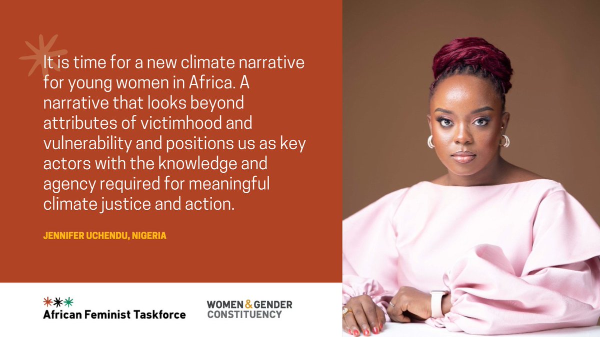 WEDO_worldwide's tweet photo. Women & girls–their voices, approaches and solutions–are too often left out of decision-making spaces. At #COP27, we demand their unique perspectives and solutions be centered in #ClimateChange processes and policies! #AfricanFeministsCOP27 #FeministClimateJustice #OurSolutions https://t.co/EkxGeeQo3A