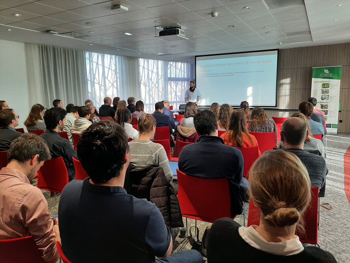 Top départ pour notre journée technique <a href="/_EXTRACTIS_/">EXTRACTIS</a>. Les industriels sont au rendez-vous pour venir écouter les présentations de nos partenaires ce matin et visiter nos ateliers cet après-midi. #innovation #extractionvégétale #prétraitement