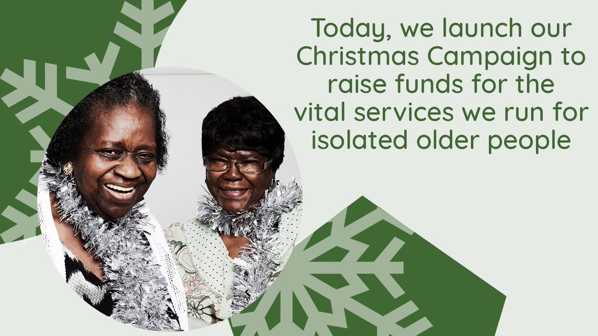 weareoctavia's tweet image. Most of the older people we work with will be alone over Christmas. With your help, we can put on a party especially for them. 

Follow the link to find out more and donate: octaviafoundation.org.uk/xmas-campaign ❄️

 #betterlives #connect #livewell #xmas