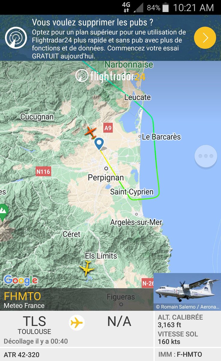 hydra_66's tweet photo. La Météo du jour #cieldu66 @MeteoFrance_SE #ATR42 https://t.co/rSeNrZCmlX