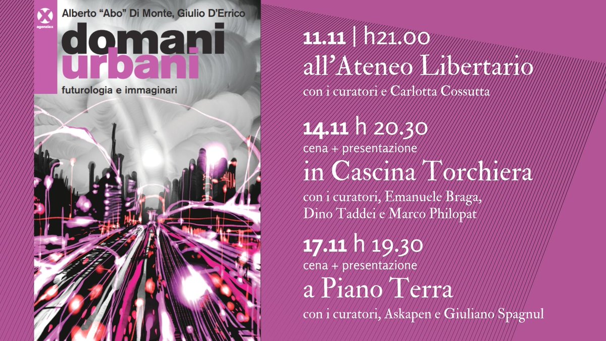 del_iverance's tweet photo. @abuzzo3 Sarà una bicicletta a salvare il mondo di @Askapen – che sarà con noi stasera a conversare sul libro alle 19.30 a @pianoterralab.

Domani Urbani. Futurologia e Immaginari, Agenzia X

https://t.co/G6MByafRLW https://t.co/hViCCerNRR