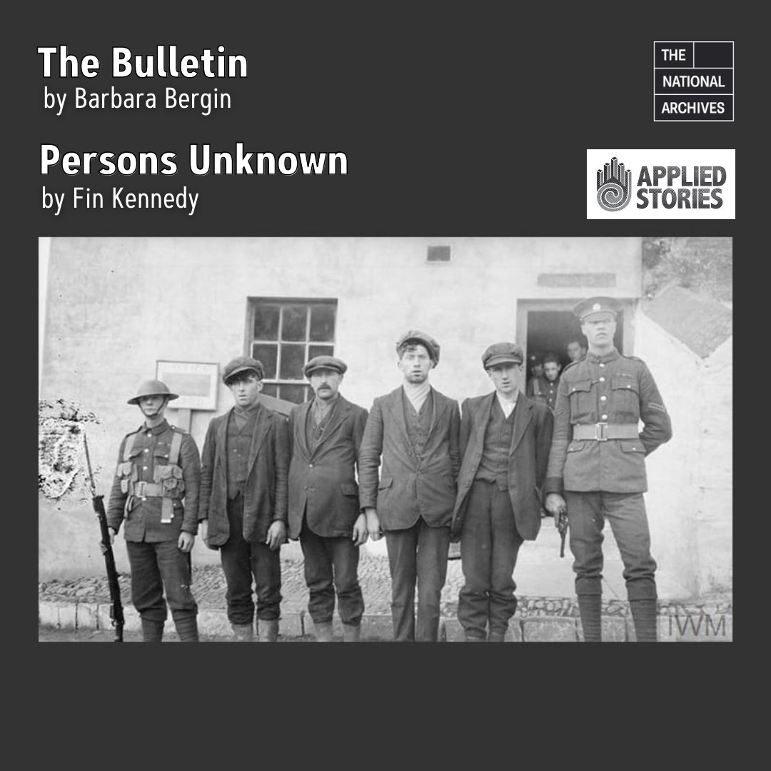 Join us in 1 week’s time for the online premiere of two new audio dramas about the Irish War of Independence - The Bulletin and Persons Unknown. Over the next week, we will share a selection of the documents that have inspired these plays. 📷 : © IWM Q 71708
